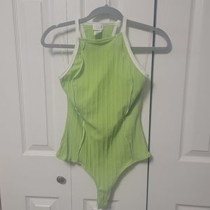 Le Lis Neon Green Bodysuit